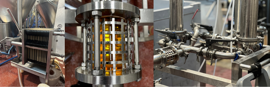 Beta glucan filter train