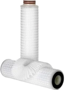 Pleated depth filters
