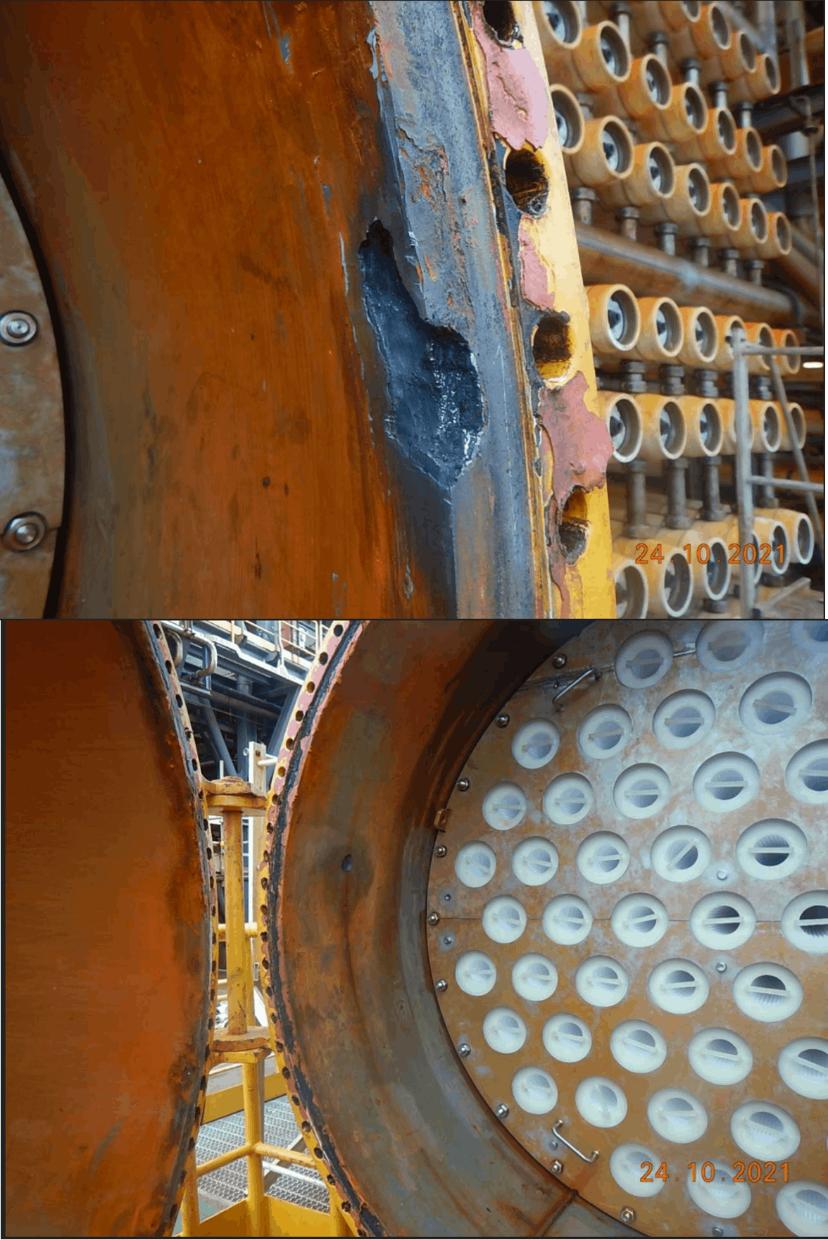 corrosion on Sulphate  Reduction Protection filter housing 1-1
